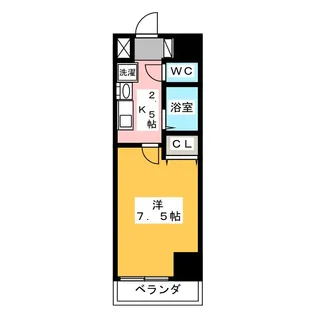 T’s Dream栄【8階】の間取り
