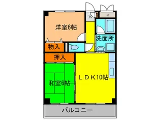 アルウエットグランドステ-ジ【4階】の間取り