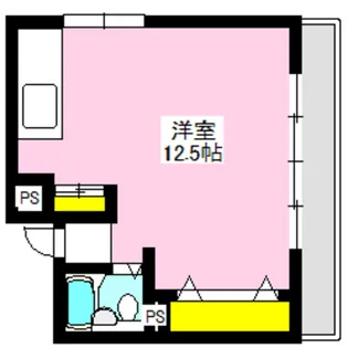 ヴィラ高崎【3階】の間取り