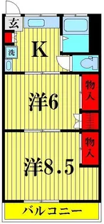 ビラ茜【3階】の間取り
