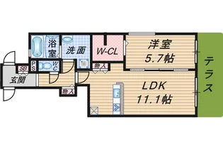 D House south【1階】の間取り