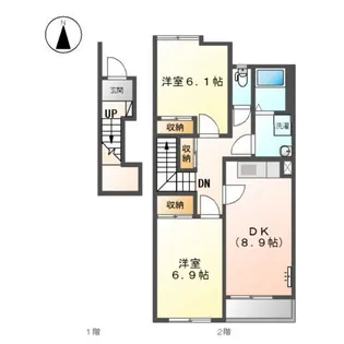 アトレヴィ【2階】の間取り