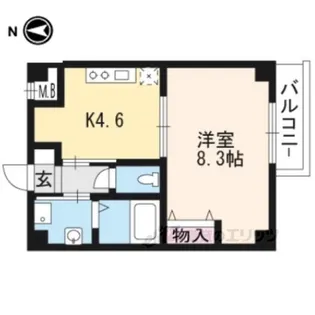 Levant洛南【3階】の間取り