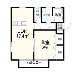 たんぽぽ【K】【2階】の間取り