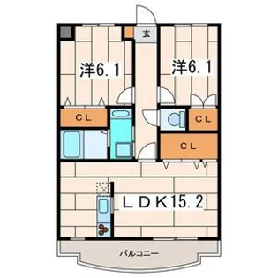 ニューシャルマン【1階】の間取り
