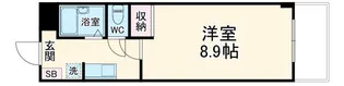 ホリホックイン八幡【6階】の間取り