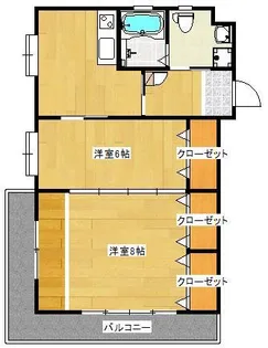 ハートフルピア速玉壱番館【6階】の間取り