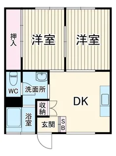 吉川ビル【4階】の間取り