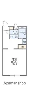 レオパレス花見ヶ浜【1階】の間取り