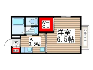 第1桜ハイツ【2階】の間取り