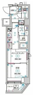 セジョリ高井戸II【6階】の間取り
