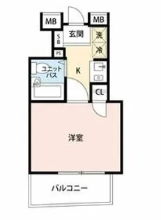 メインステージ大森駅前【2階】の間取り