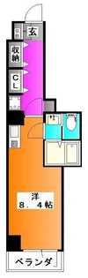 須賀第5ビル【6階】の間取り