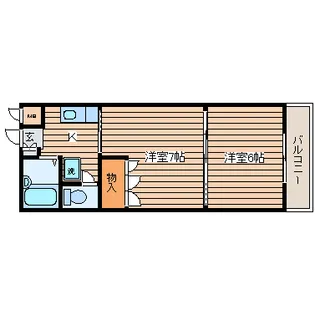 ソフィア六丁の目【3階】の間取り