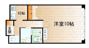 サンパティーク浅野【3階】の間取り
