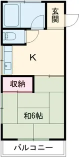 セブンコーポ【1階】の間取り