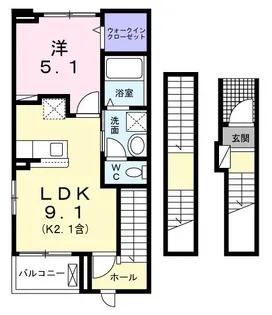 サンリット・ファイン【3階】の間取り