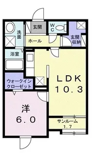 アミティエ【1階】の間取り