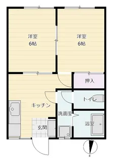 ハイムコーチャンA【2階】の間取り