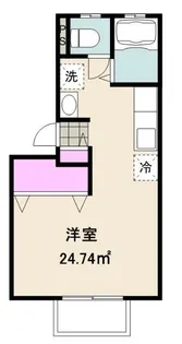 ファミール本八幡【2階】の間取り