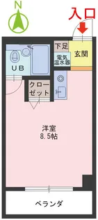 エスポアール文京【2階】の間取り