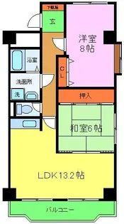グランシエル桂partII【5階】の間取り