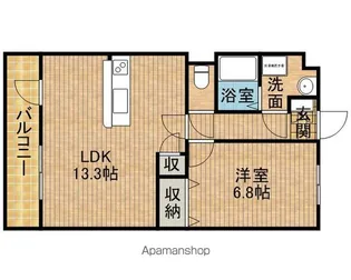 ティヨール【2階】の間取り