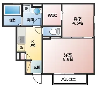 トレゾール【1階】の間取り