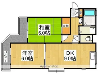 マンションカナイ【1階】の間取り