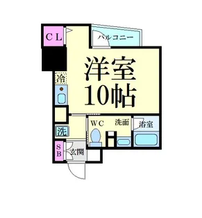 パークアクシス新栄【6階】の間取り