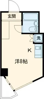 三越東中野マンション【6階】の間取り