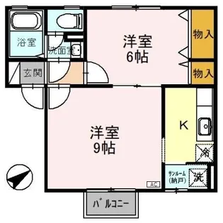 エスぺランスK・II【1階】の間取り