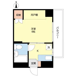 新潟不動産開発ビル【4階】の間取り