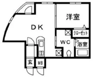 プリヴェラヴィ白金【3階】の間取り