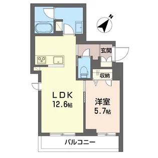 コスモ ザ ガーデン【2階】の間取り