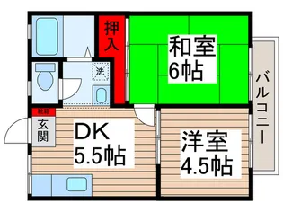 グリーンヒル21【1階】の間取り