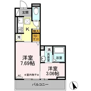 エスペランサSVIII【3階】の間取り