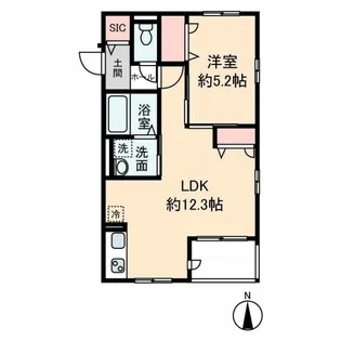 ベルハイム【1階】の間取り