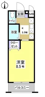 YK Field【1階】の間取り