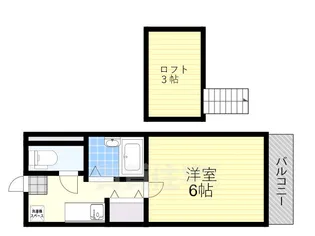 三井コーポ【2階】の間取り