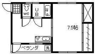 桜小路ビル【2階】の間取り