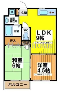 Kフラット1【2階】の間取り