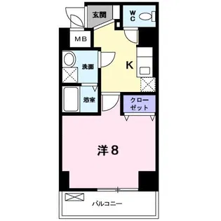 ラ・フォルテ新大阪【2階】の間取り