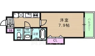 Luxe今里【6階】の間取り
