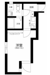 エオリア扇【1階】の間取り