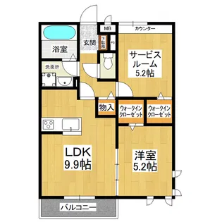 グリフィンドール【3階】の間取り