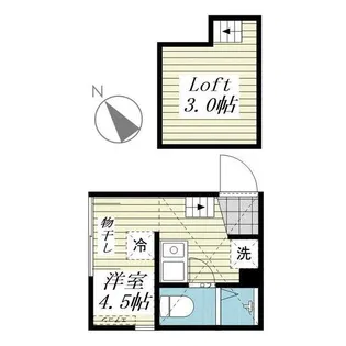十六コート【2階】の間取り