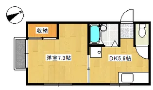 サンライフS【1階】の間取り