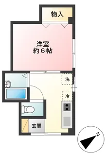 三原ハイツ【1階】の間取り