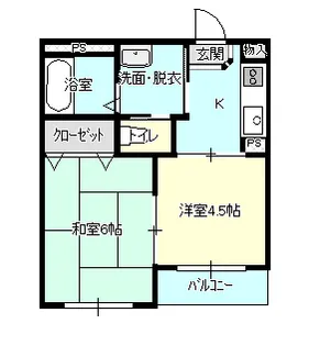 アメニティヒルズ A棟【3階】の間取り